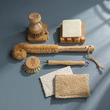 8‑Piece Bamboo Sink Kit — Complete Zero‑Waste Dishwashing Set