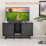 2‑Door Cat Litter Box Enclosure with Winding Entry & Scratching Board — Modern Black