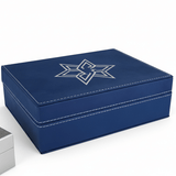 Personalized Leatherette Gift Box — Laser‑Engravable Premium Keepsake Box (Two Sizes)