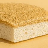 Dual‑Sided Eco‑Sponge — 2‑Pack Natural Cleaning Sponges
