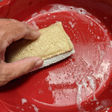 Dual‑Sided Eco‑Sponge — 2‑Pack Natural Cleaning Sponges
