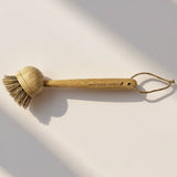 Modular Bamboo Dish Brush — Long‑Handle Cleaning Tool