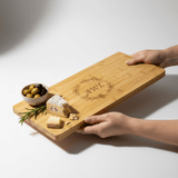 Personalized Bamboo Charcuterie Board — Custom Engravable | 19.75 x 8