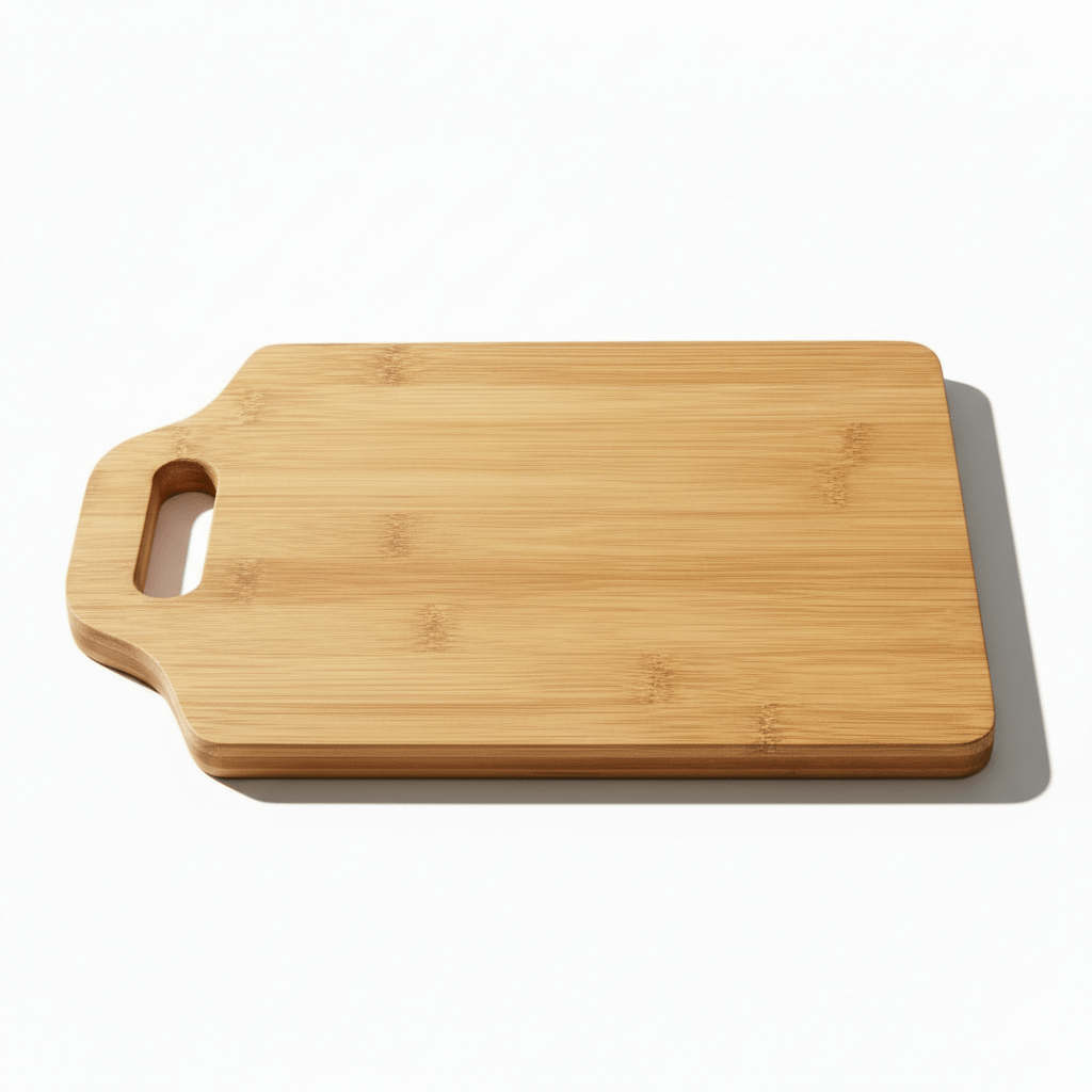 Personalized Bamboo Cutting Board with Handle — Custom Engravable | 11 x 7